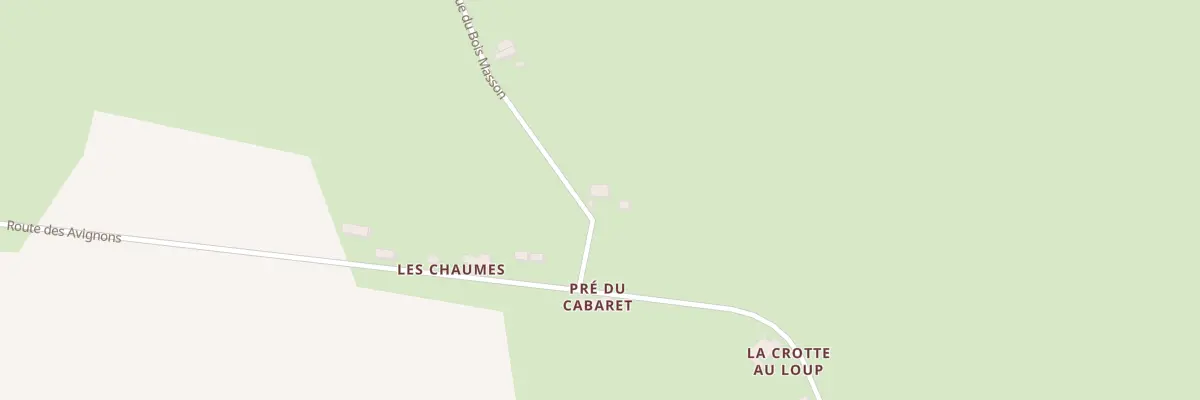Plan du 40 Les Chaumes à Lantan