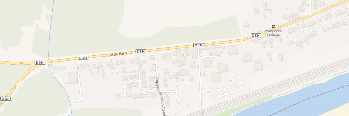 Plan du 35 Rue de Paris à Pomponne