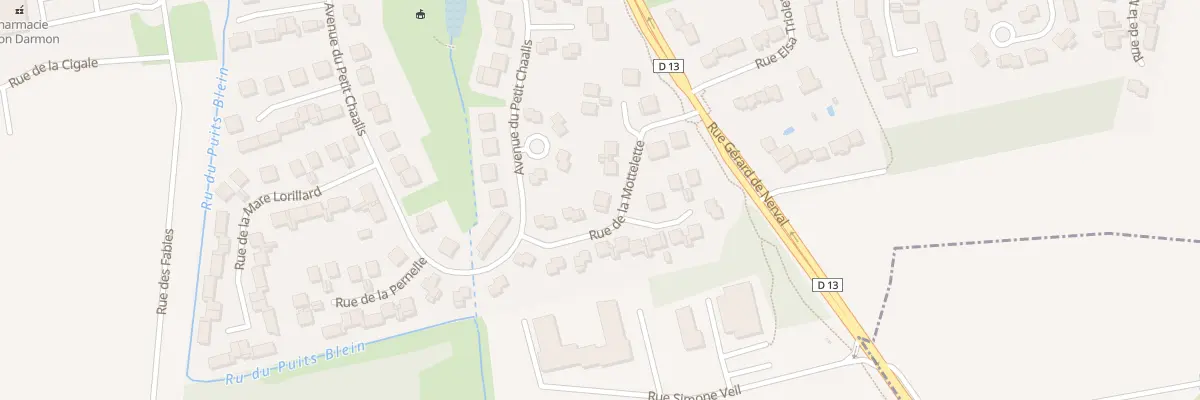 Plan du 8 Rue de la Mottelette à Othis