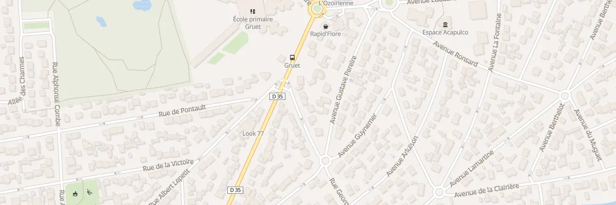 Plan du 5 Rue Georges Cognet à Ozoir-la-Ferrière