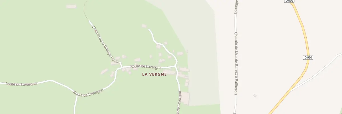 Plan du 5007 Lavernhe à Raulhac