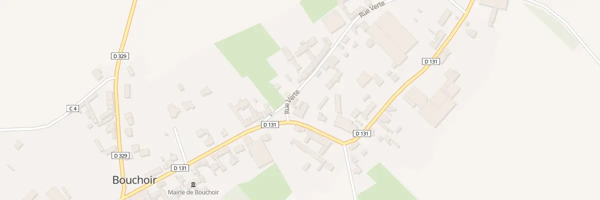 Plan du 2 Rue Verte à Bouchoir