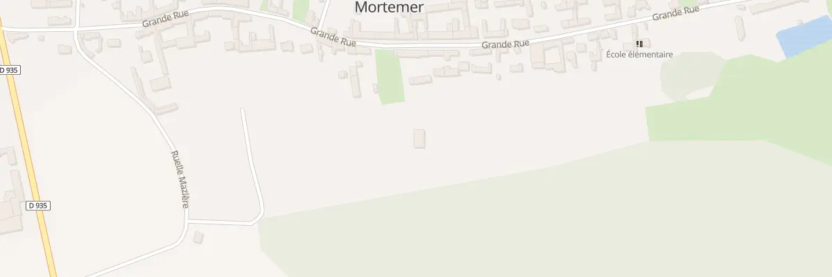 Plan du 38 Gr Grande Rue à Mortemer