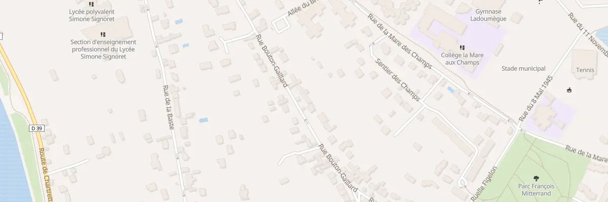 Plan du 21 Rue Bouton Gaillard à Vaux-le-Pénil