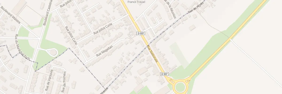 Plan du 488B Rue Nationale à Nœux-les-Mines