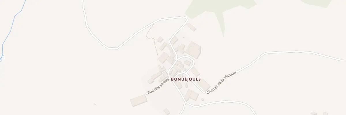 Plan du 5095 Bonnuejouls à Trémouilles