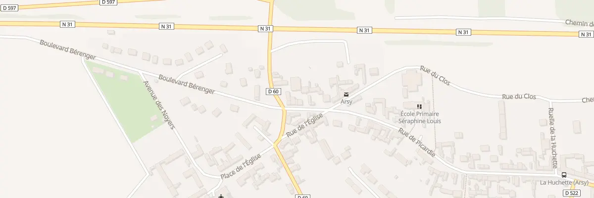 Plan du 142 Rue de Picardie à Arsy