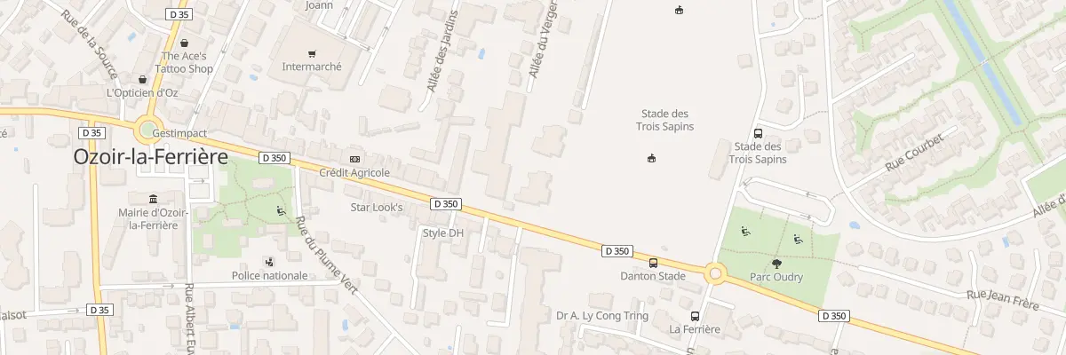 Plan du 2 Av du Général de Gaulle à Ozoir-la-Ferrière