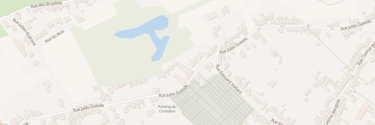 Plan du 62 Rue Jules Guesde à Beuvry