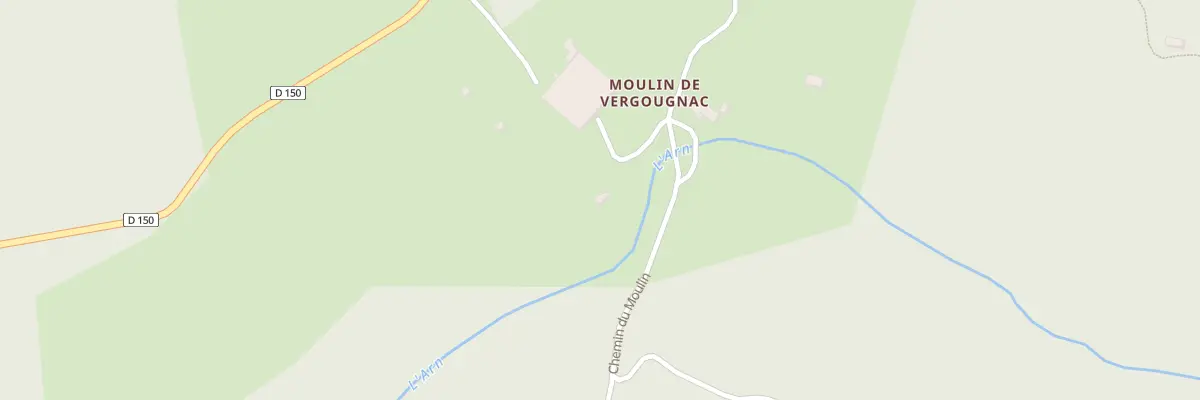 Plan du 5278F Moulin de Vergougnac au Soulié