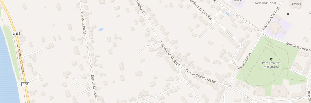 Plan du 38 Rue Bouton Gaillard à Vaux-le-Pénil
