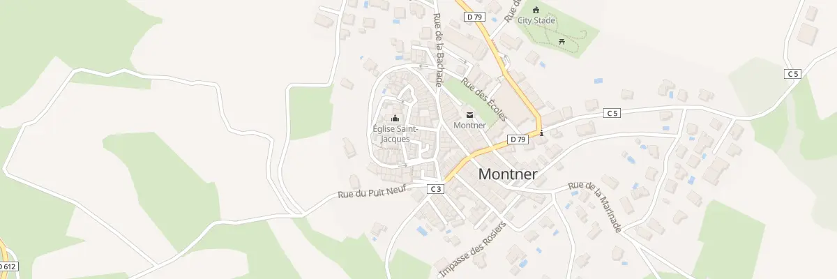 Plan du 1 Rue des Violettes à Montner