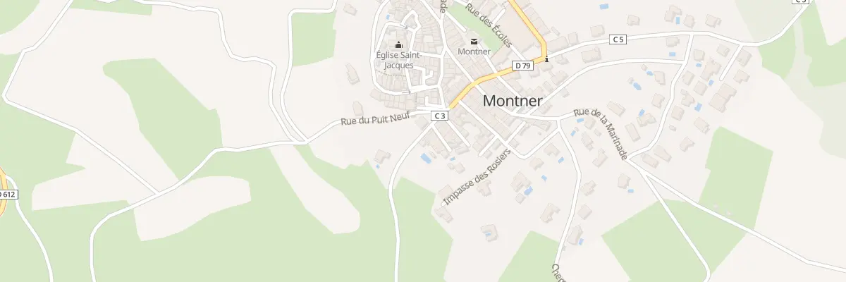 Plan du 39 Gr Grande Rue à Montner