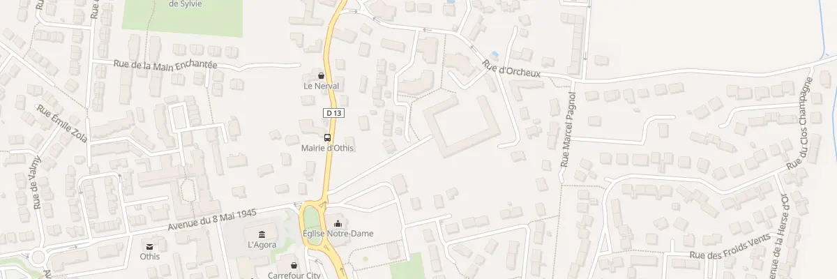 Plan du 4 Rue de la Nuit du 4 Août à Othis