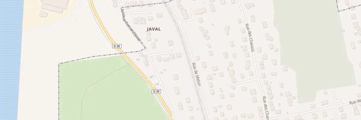 Plan du 25 Av Fernand Javal à Livry-sur-Seine