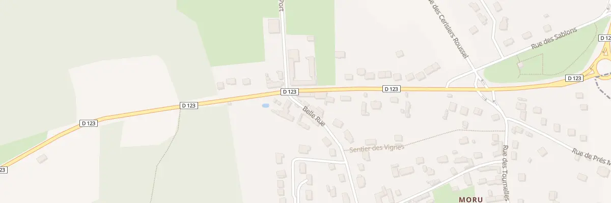 Plan du 15 Vc Belle Rue à Pontpoint