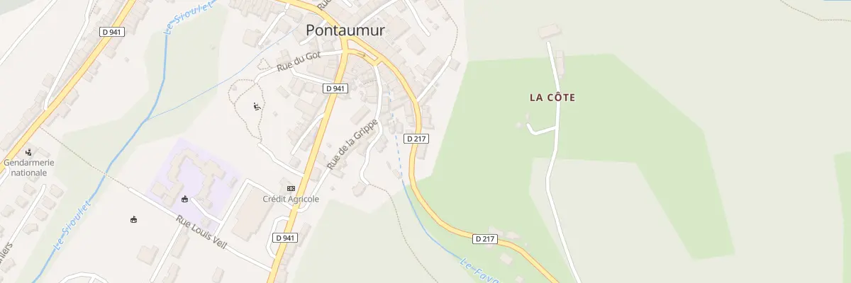 Plan du 17 Rue du Rocher à Pontaumur