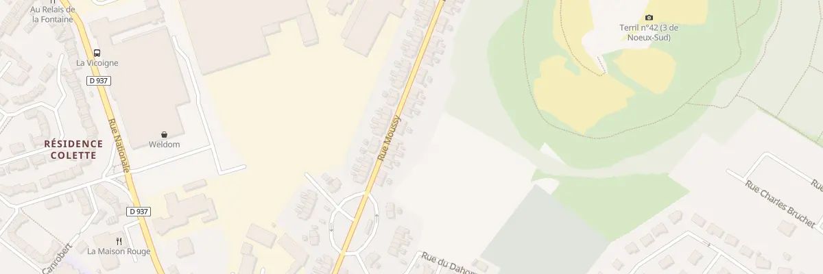 Plan du 78 Rue Moussy à Nœux-les-Mines