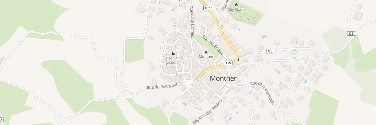 Plan du 1 Rue Majeure à Montner