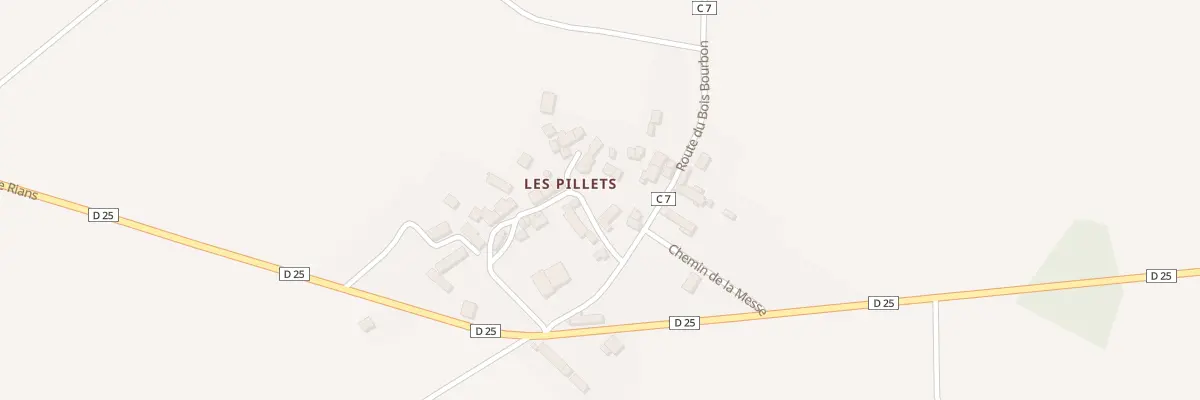Plan du 33 Che de la Tripane à Azy