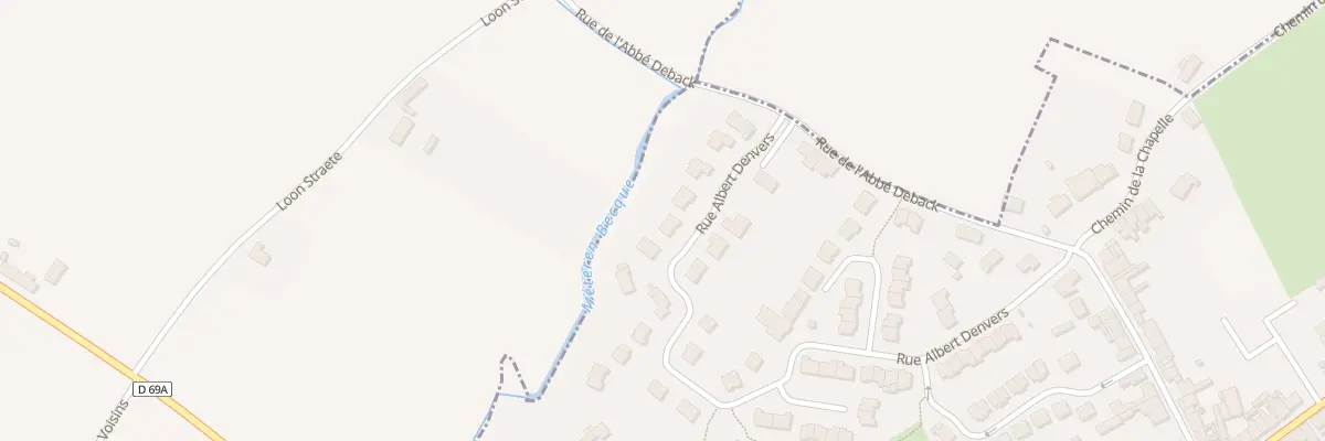 Plan du 45 Rue Albert Denvers à Bailleul