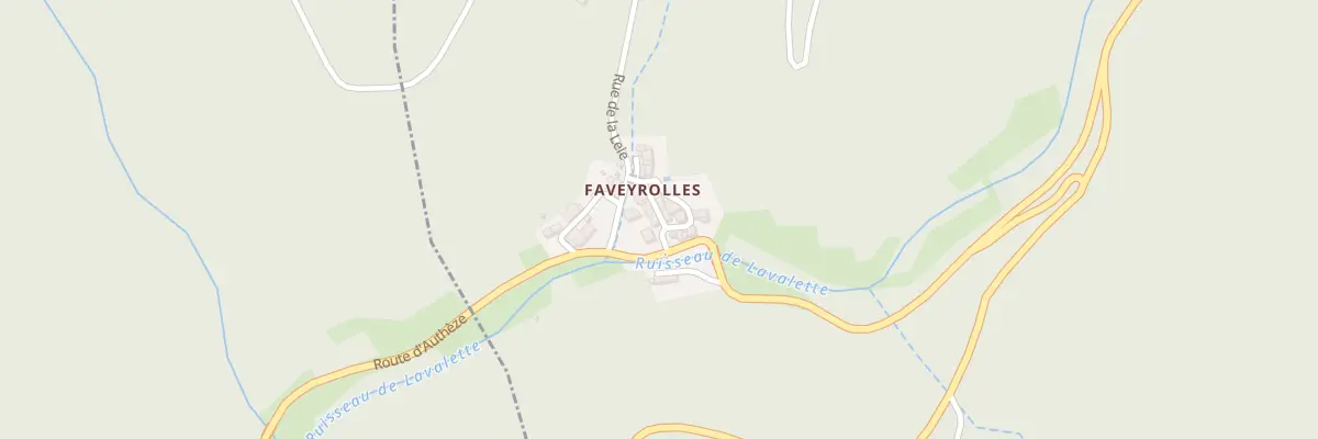 Plan du 5014 Favayroles à Boisset