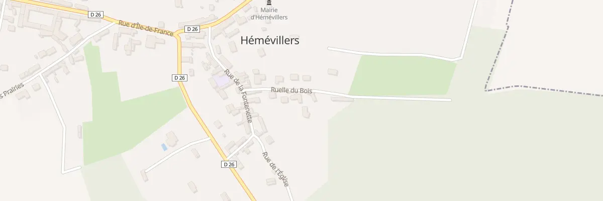 Plan du 90 Rle du Bois à Hémévillers