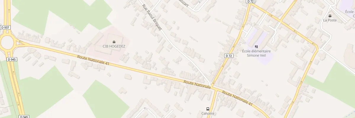Plan du 109 Rue Raoul Briquet à Beuvry