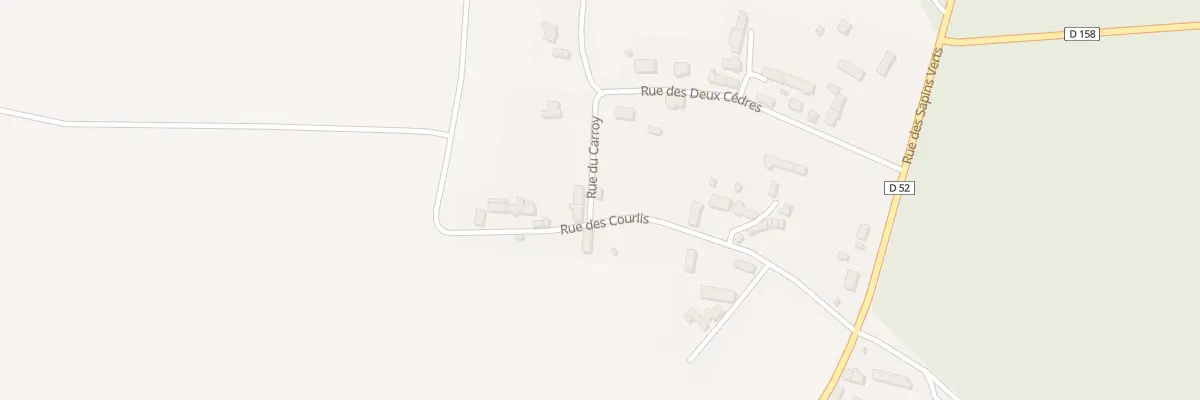 Plan du 2 Rue du Carroy à Étréchy
