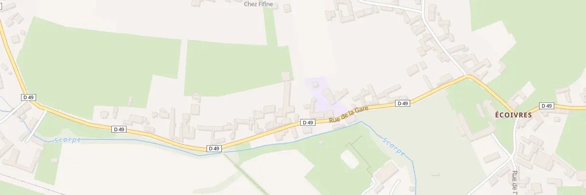 Plan du 26 Rue de la Gare à Mont-Saint-Éloi