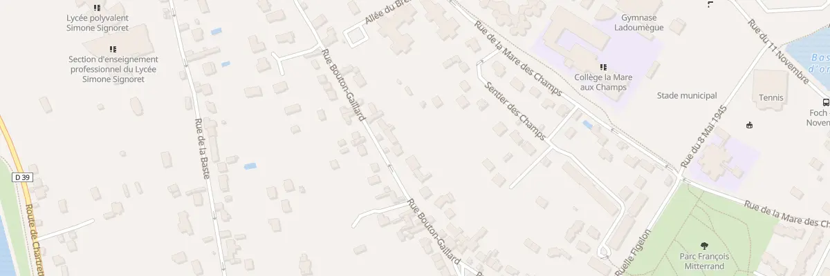 Plan du 23 Rue Bouton Gaillard à Vaux-le-Pénil