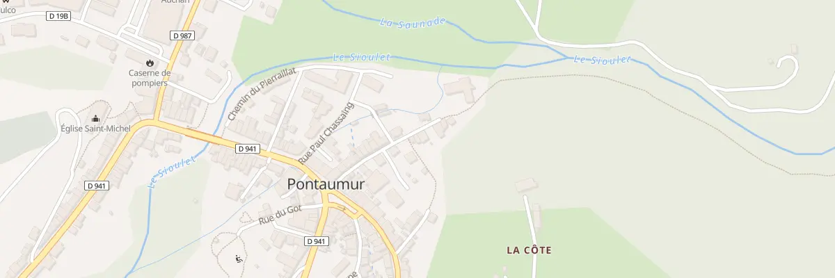 Plan du 6 Chem de la Carderie à Pontaumur