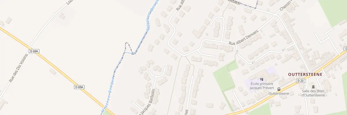 Plan du 29 Rue Albert Denvers à Bailleul