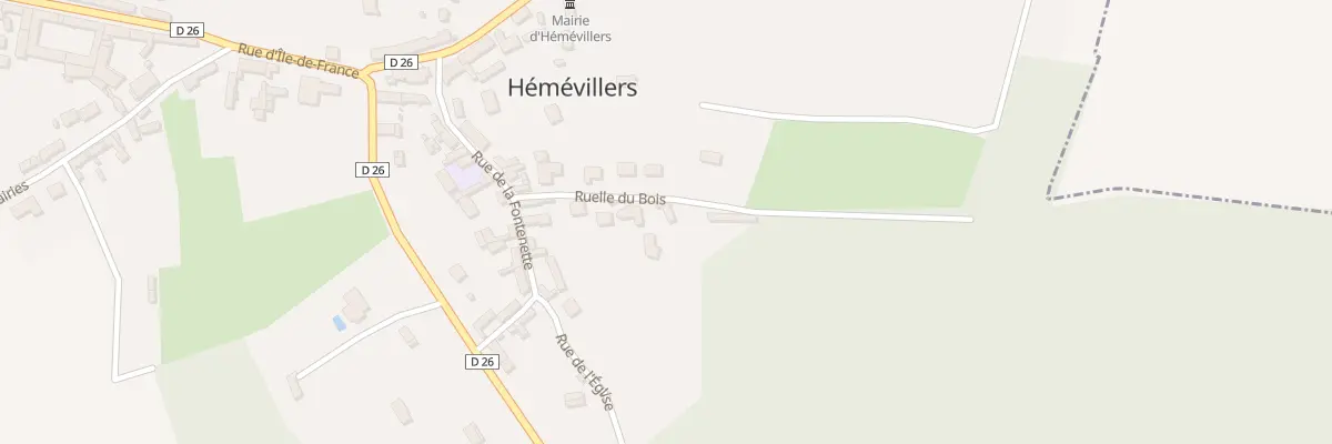 Plan du 96 Rle du Bois à Hémévillers