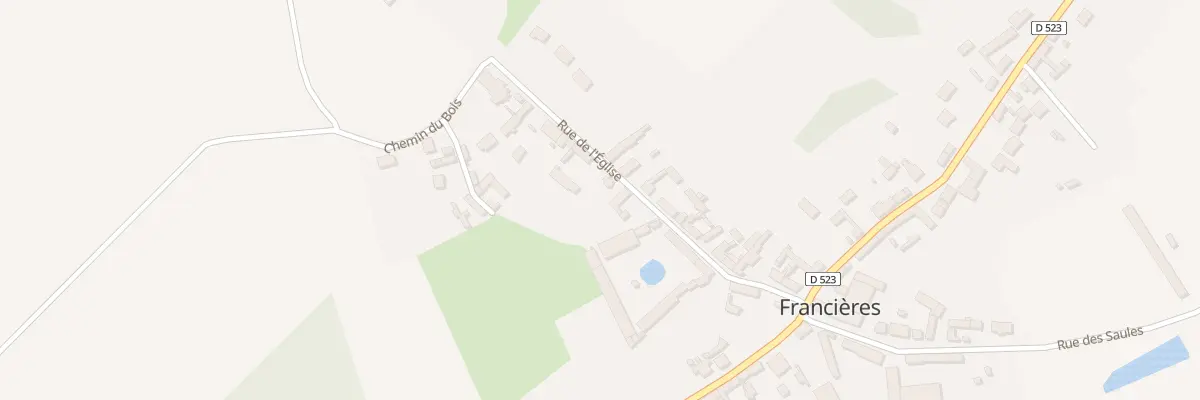 Plan du 12 Rue de l’Eglise à Francières