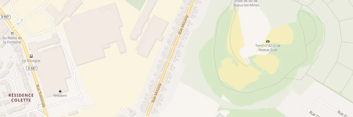 Plan du 98 Rue Moussy à Nœux-les-Mines