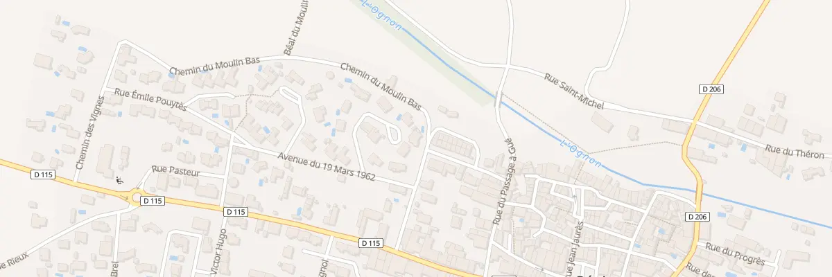 Plan du 32 Rue Frédéric Mistral à Pépieux