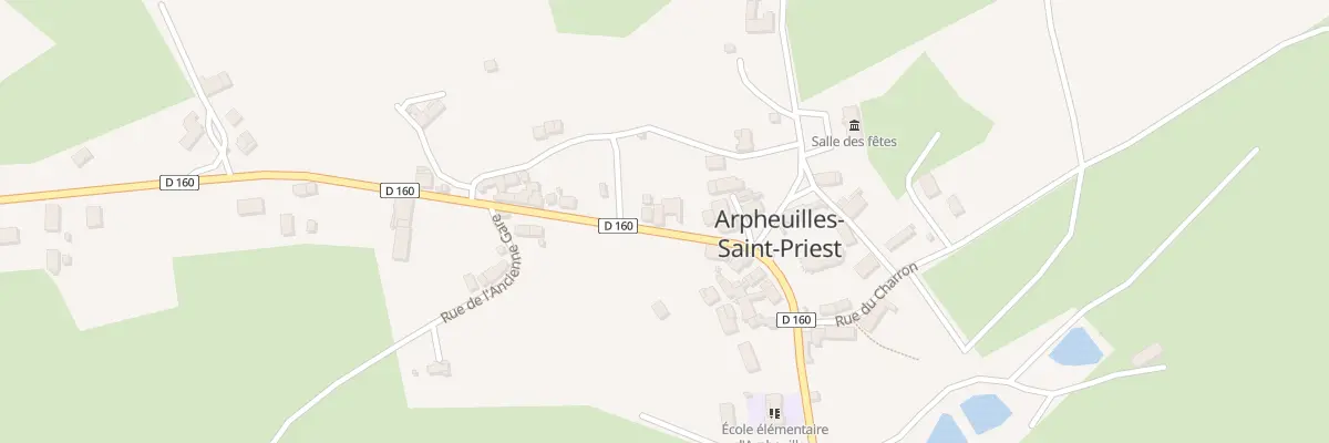 Plan du 21 Rue du Marche d’Antan à Arpheuilles-Saint-Priest