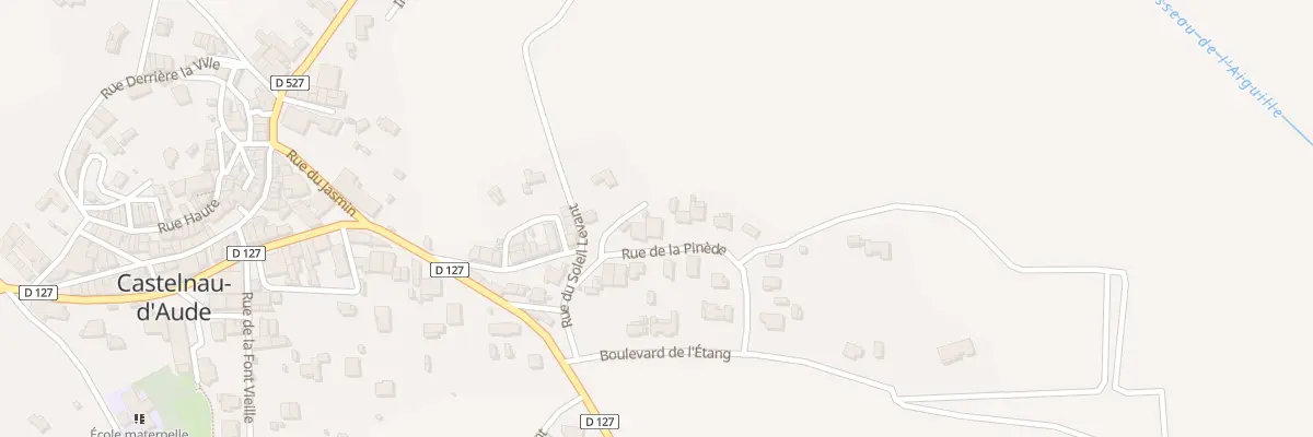 Plan du 3 Rue de la Pinède à Castelnau-d’Aude