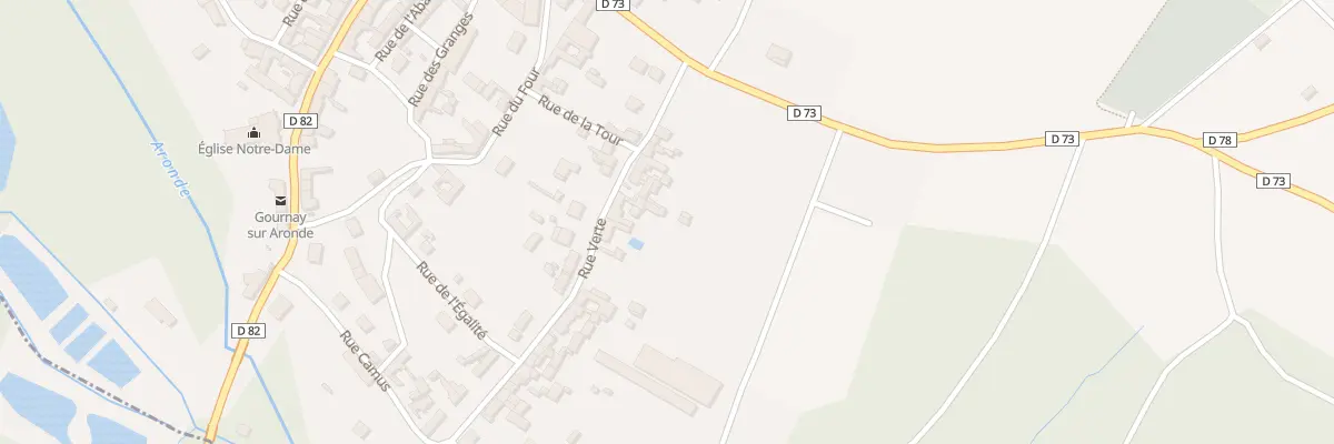 Plan du 12 Rue Verte à Gournay-sur-Aronde