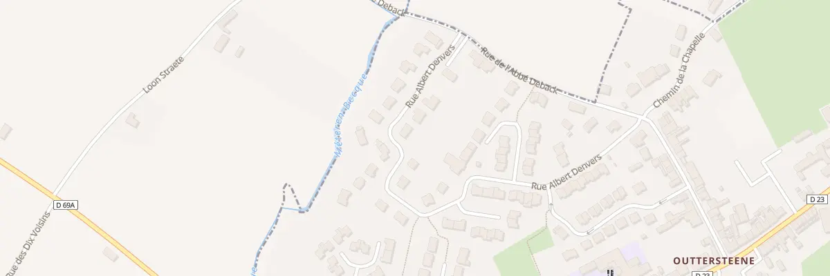 Plan du 18 Rue Albert Denvers à Bailleul