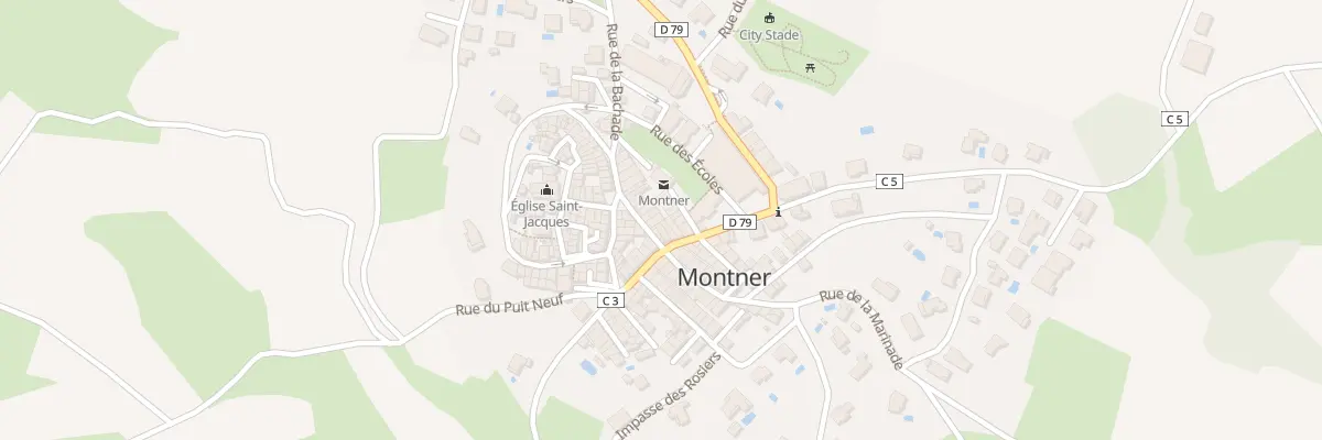 Plan du 7 Rue de la Place à Montner