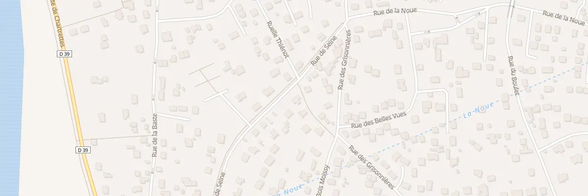 Plan du 400 Rue de Seine à Vaux-le-Pénil