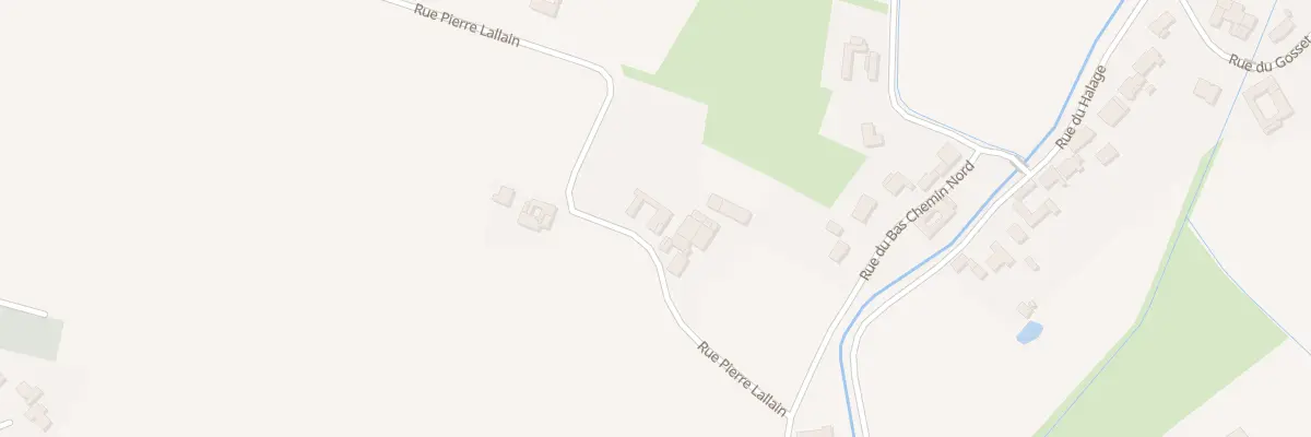 Plan du 825 Rue Pierre Lallain à Locon