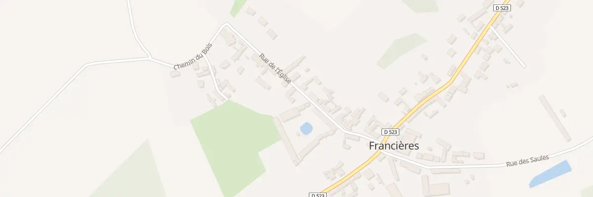 Plan du 8 Rue de l’Eglise à Francières