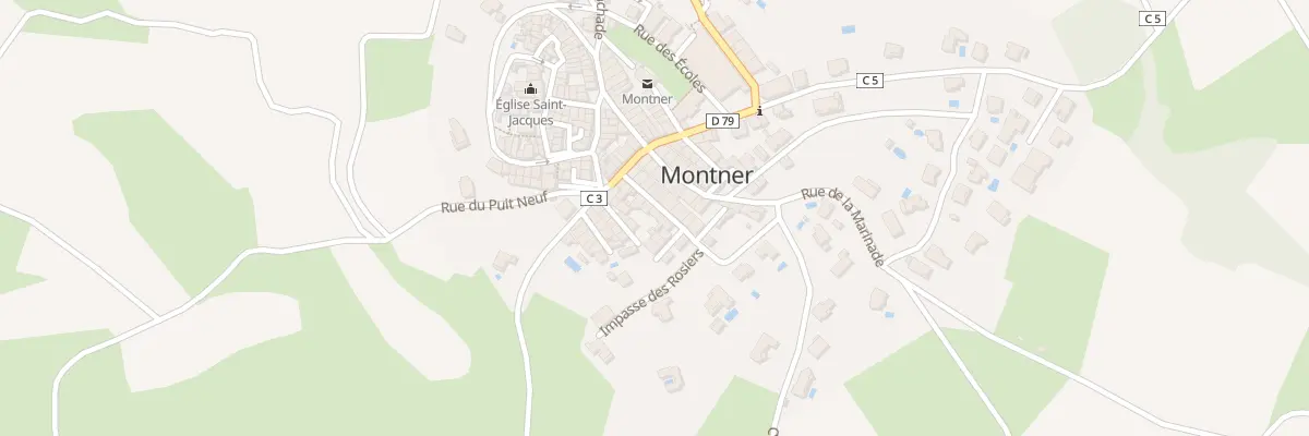 Plan du 8 Rue des Mimosas à Montner