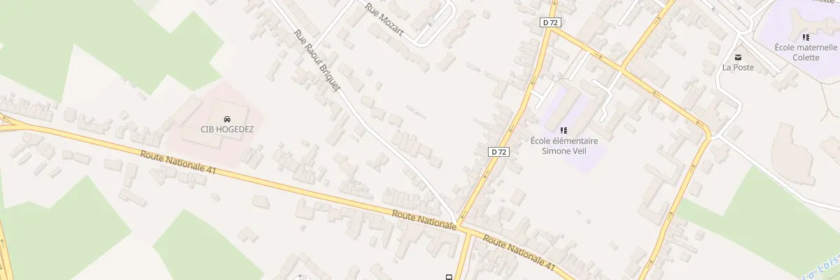 Plan du 82 Rue Raoul Briquet à Beuvry