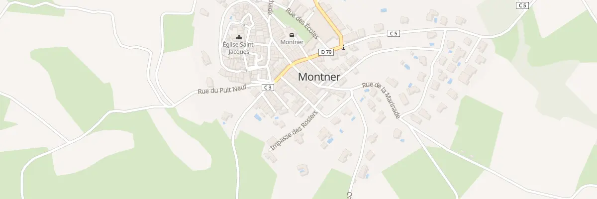 Plan du 10 Rue des Mimosas à Montner