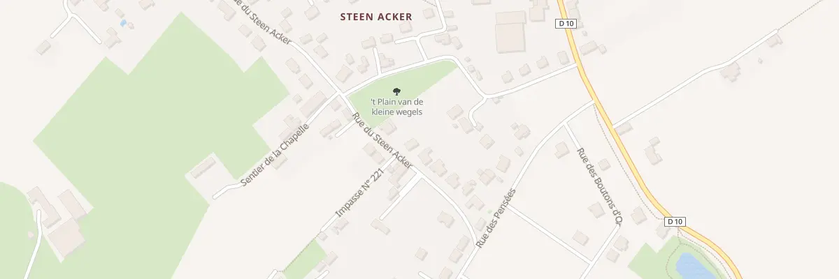 Plan du 214 Rue du Steen Acker à Boeschepe