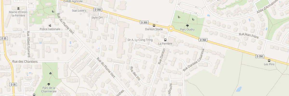 Plan du 2 Rue Danton à Ozoir-la-Ferrière